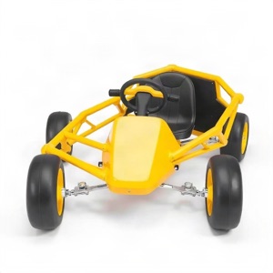 Typical low-cost imported go-kart in yellow